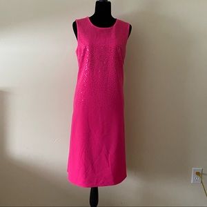 Tahari Bright pink dress size 10